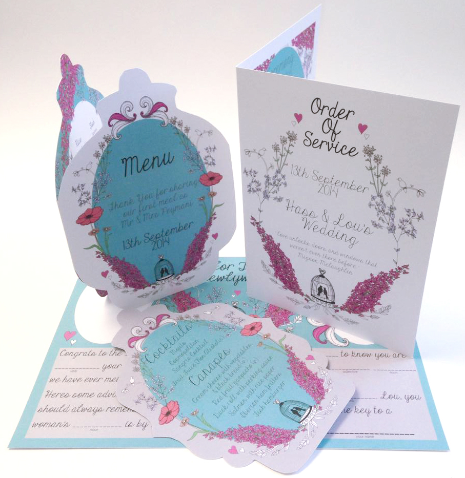 louise wedding stationery